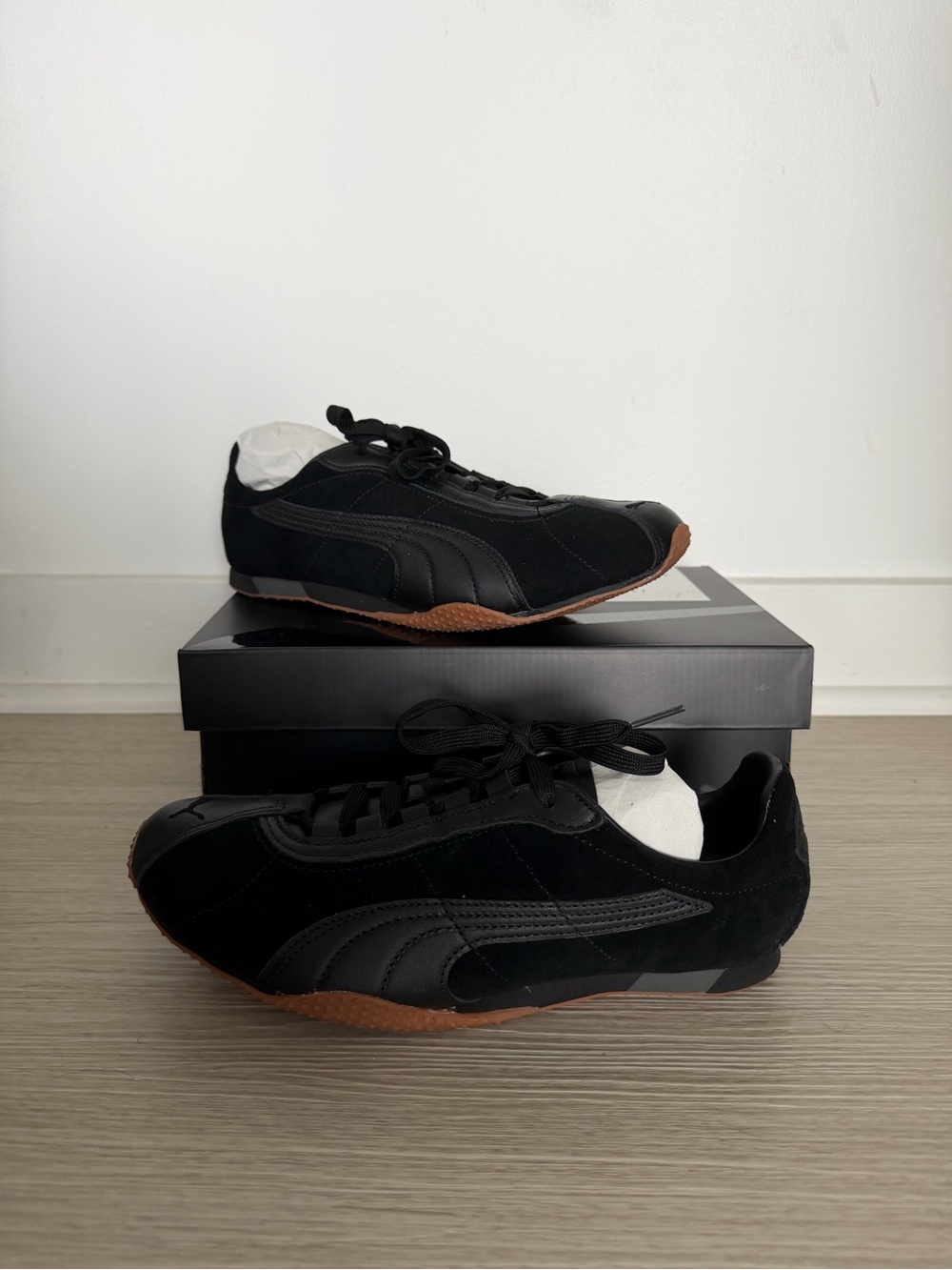 Puma Black & Gum Classic Sneaker